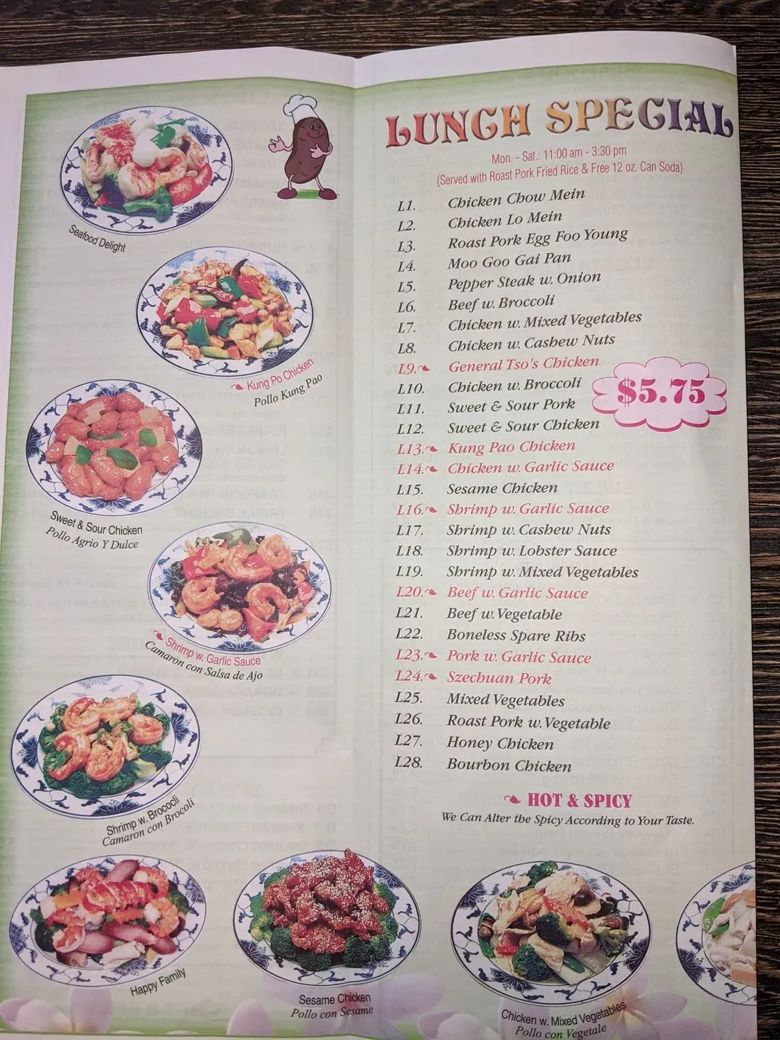 Menu 6