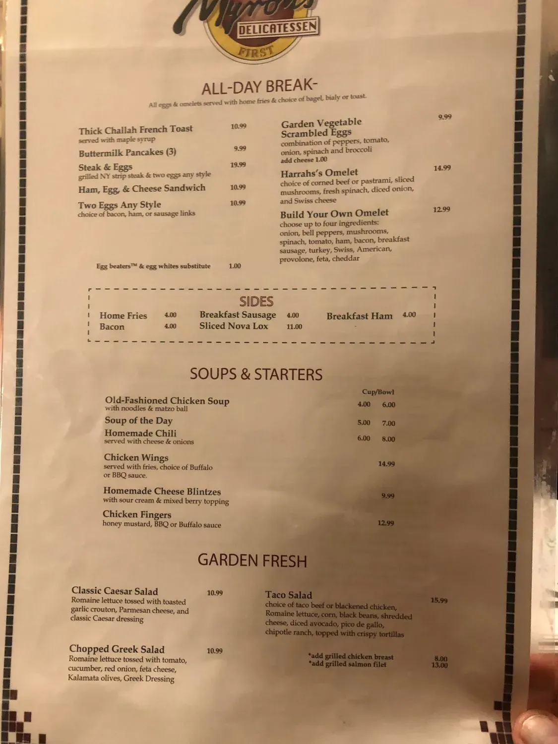 Menu 6