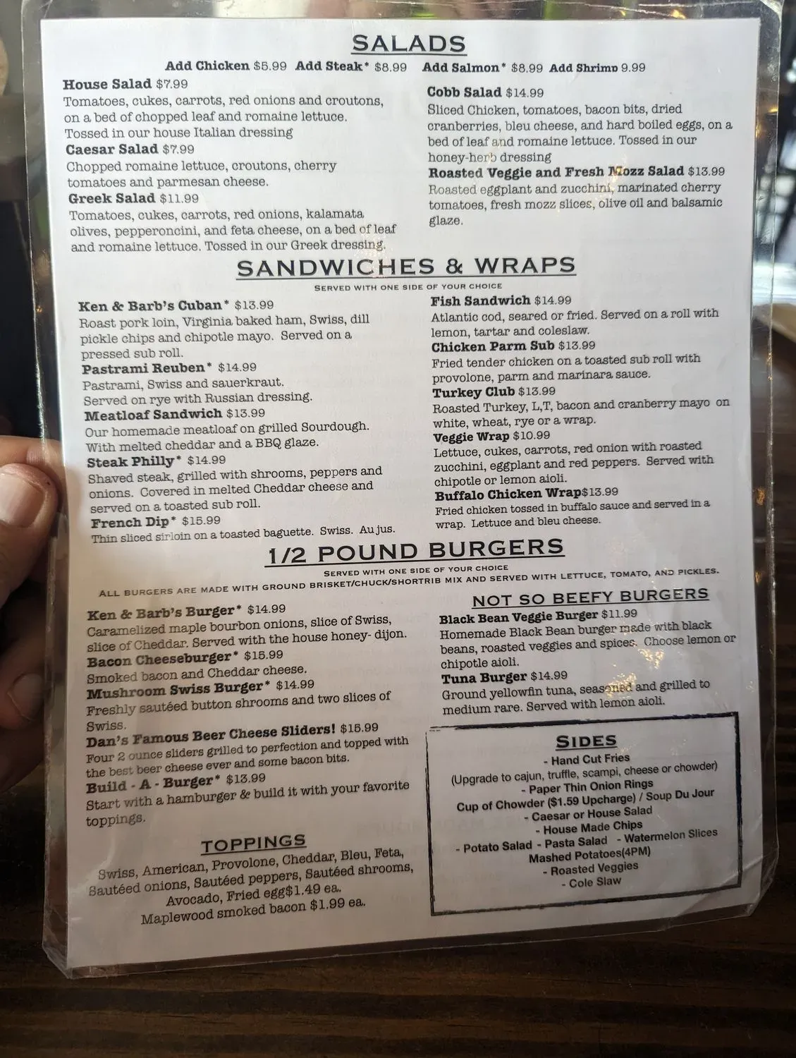 Menu 4