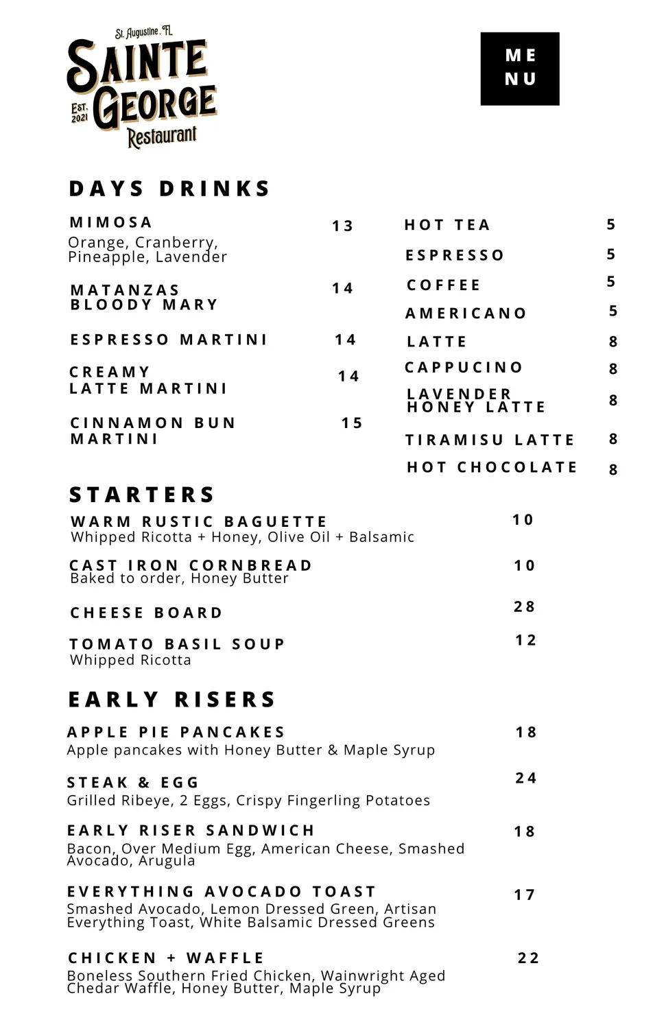 Menu 2