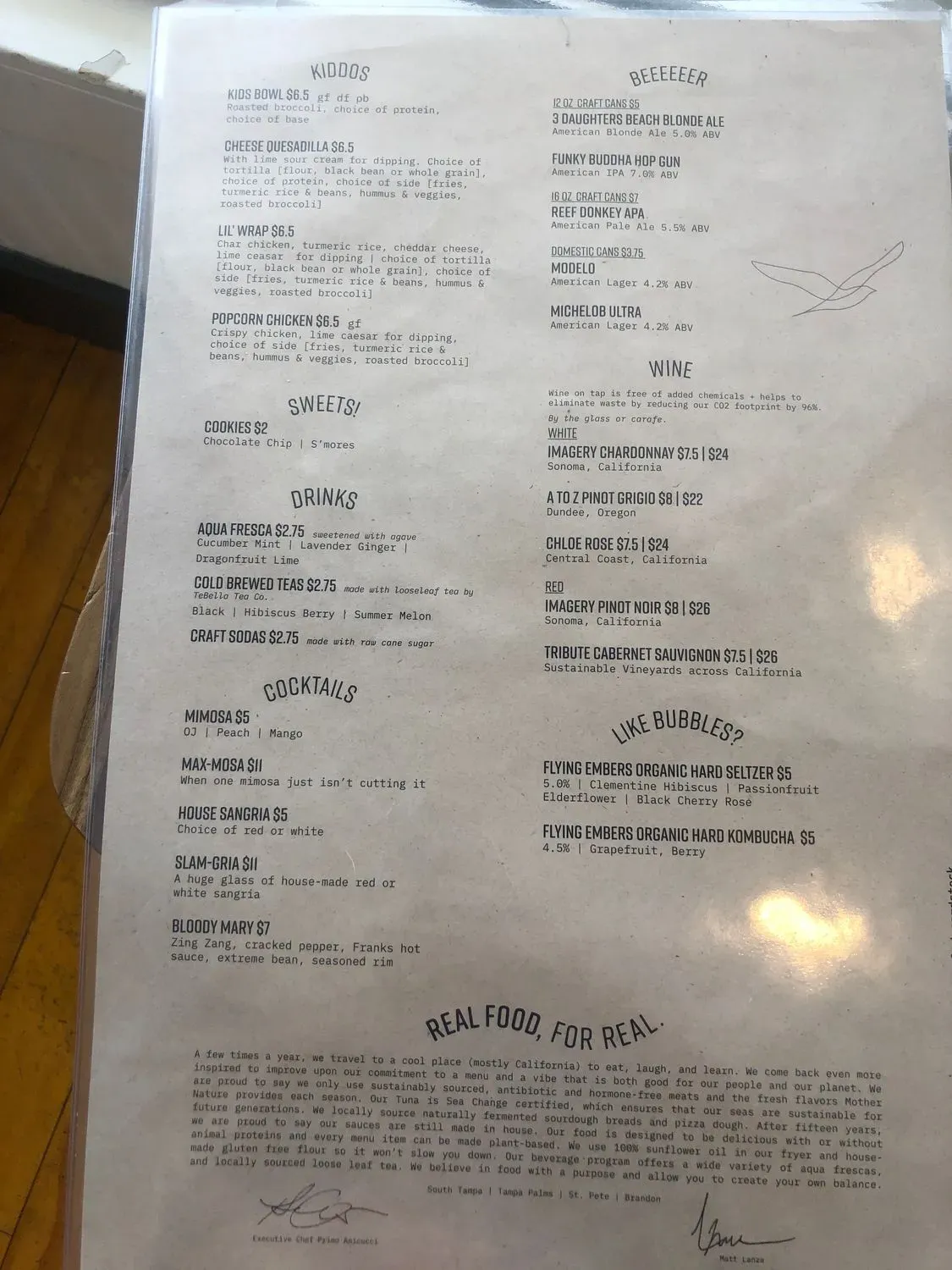 Menu 4