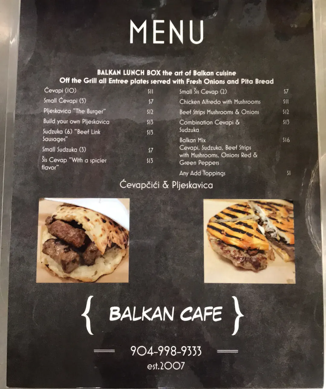 Menu 3