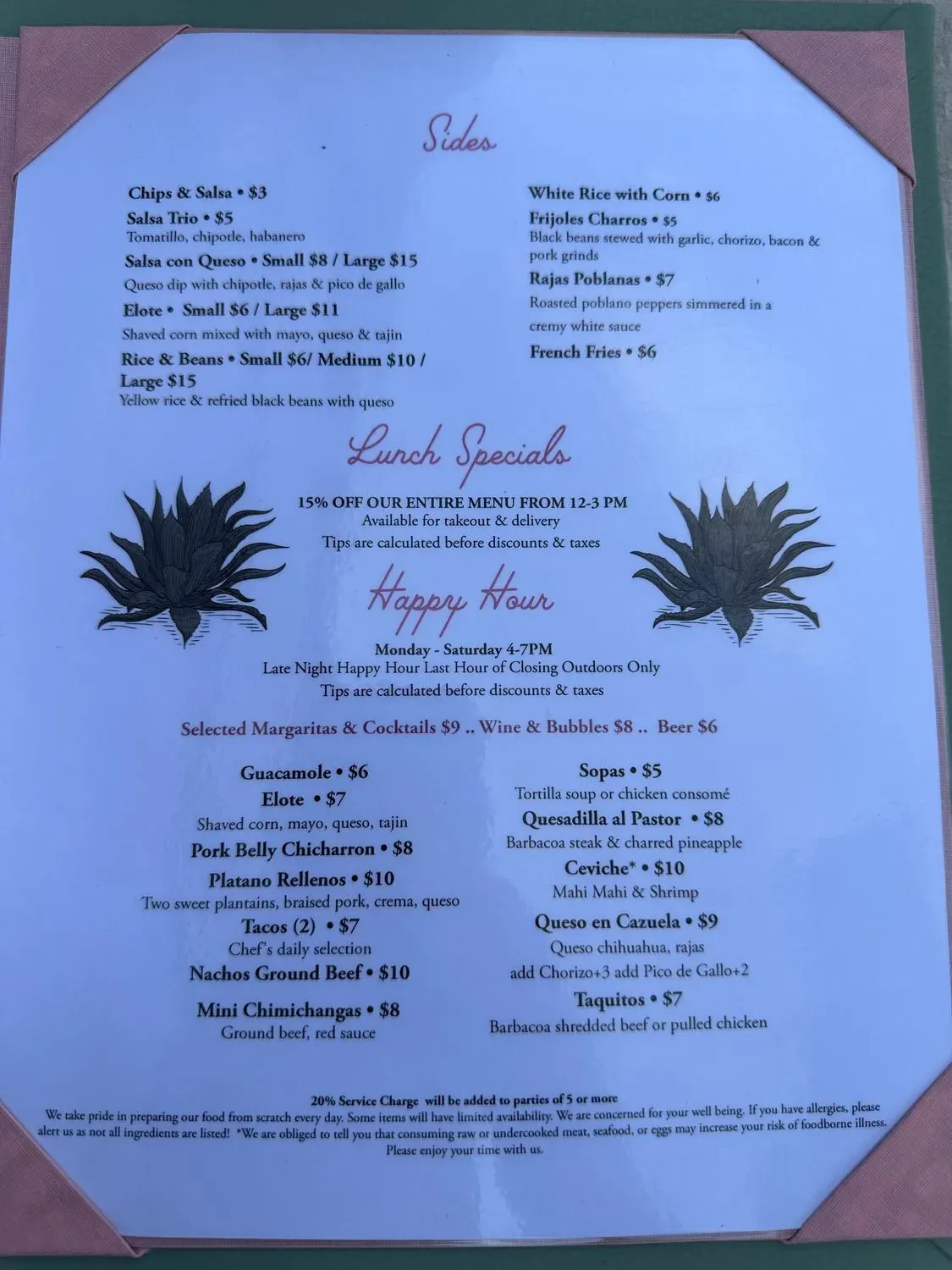 Menu 3