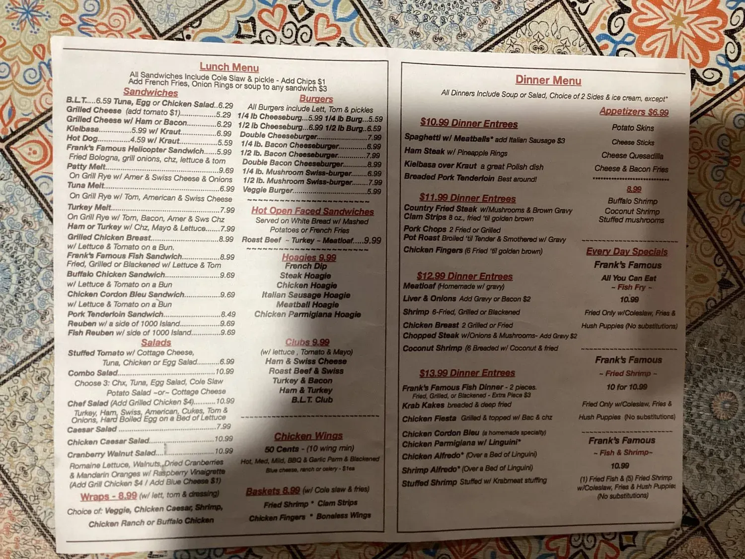 Menu 3