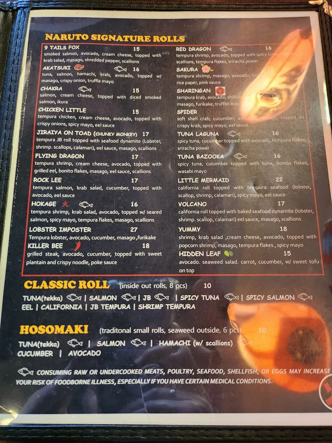 Menu 6