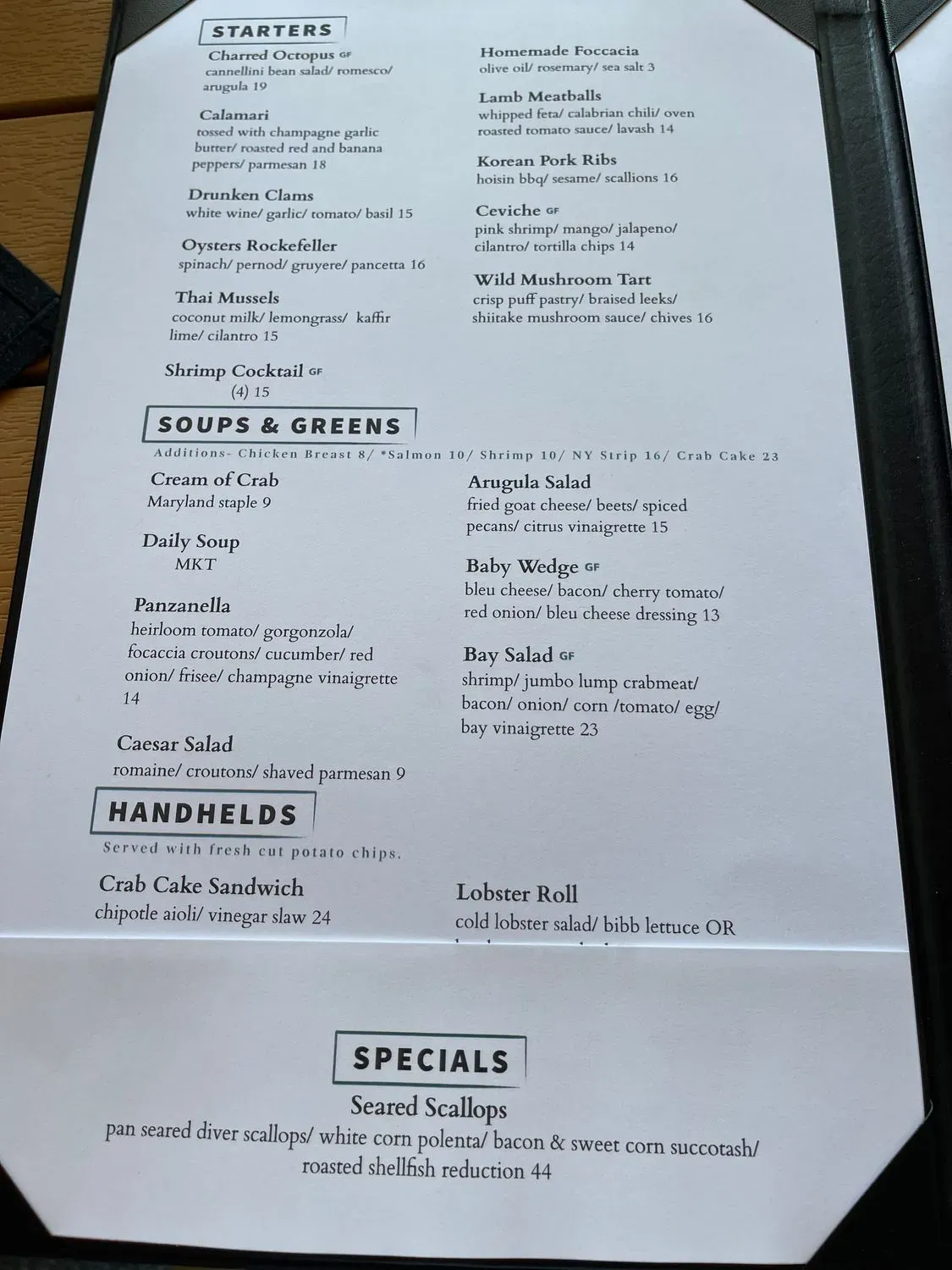 Menu 3