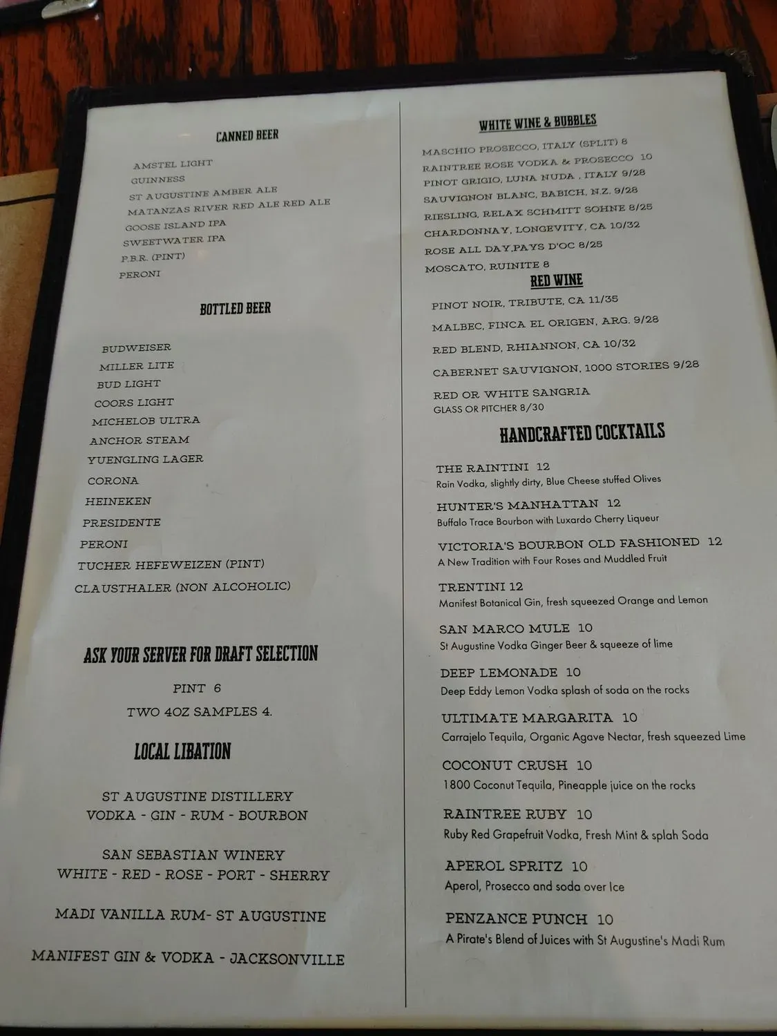 Menu 6