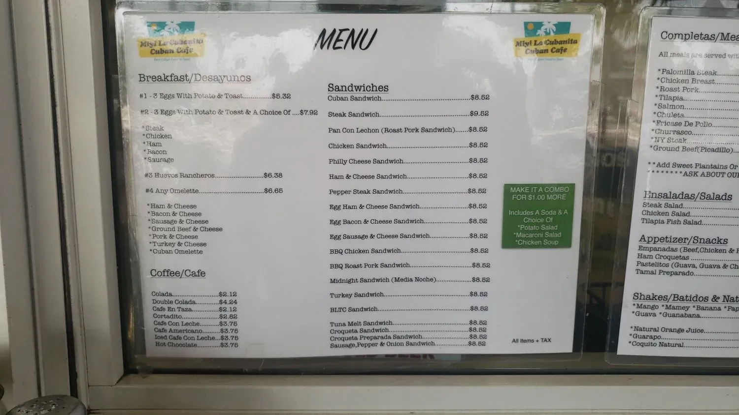 Menu 3