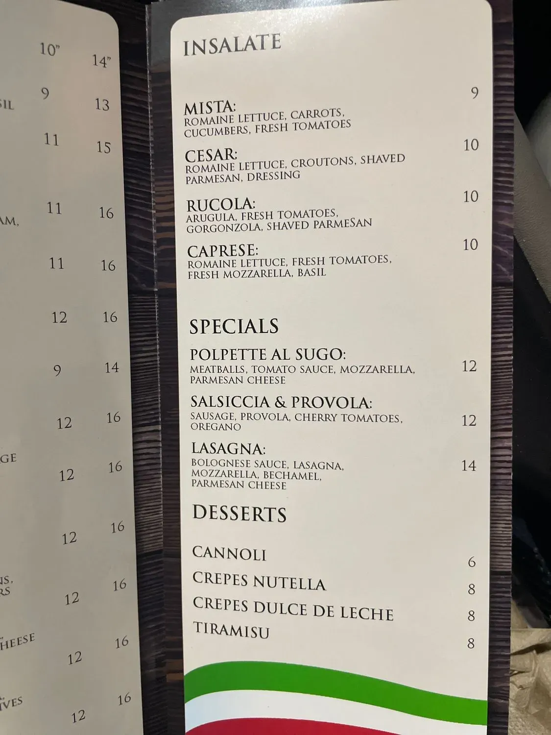 Menu 2