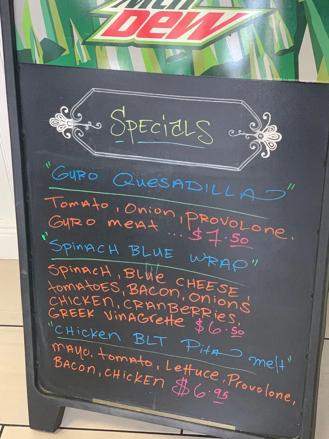 Menu 4