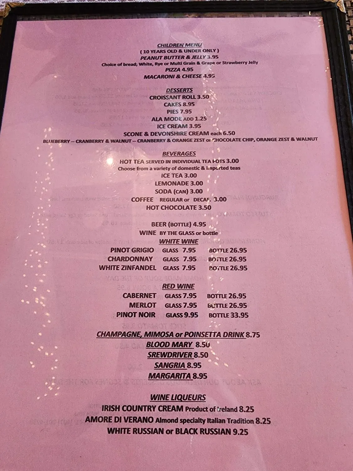 Menu 4