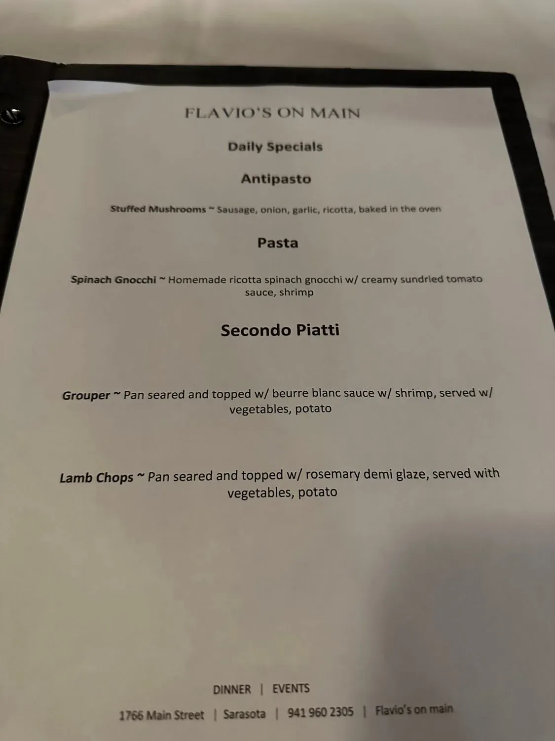 Menu 2