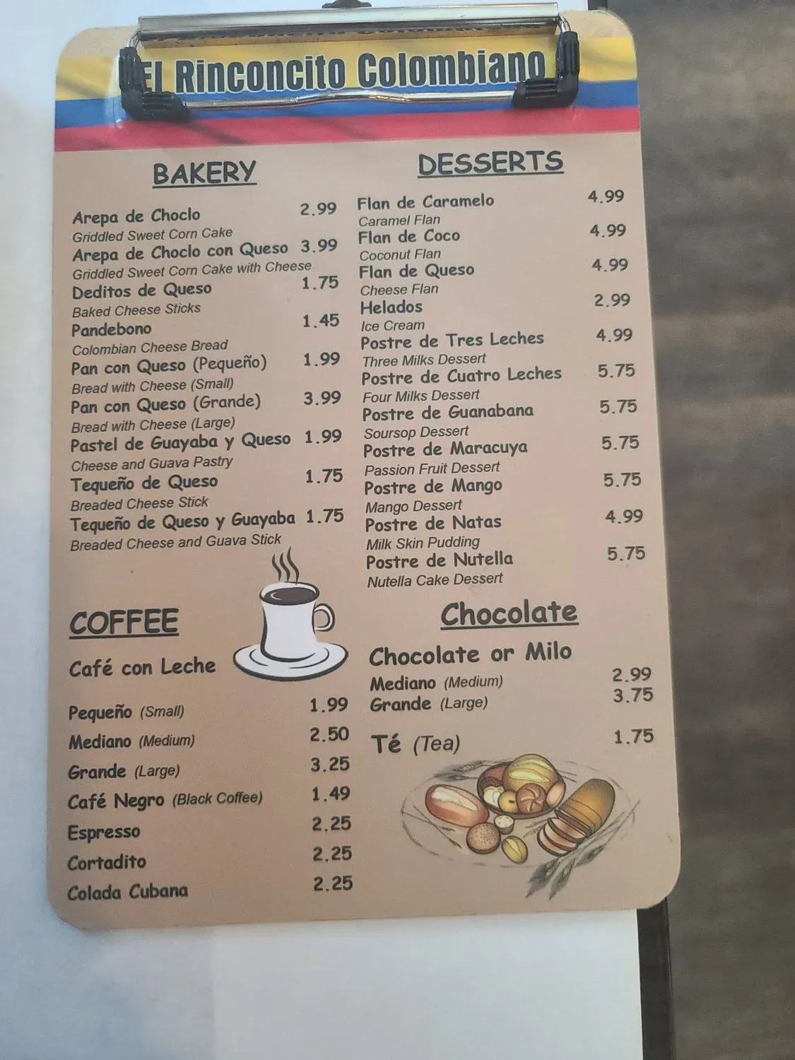 Menu 4