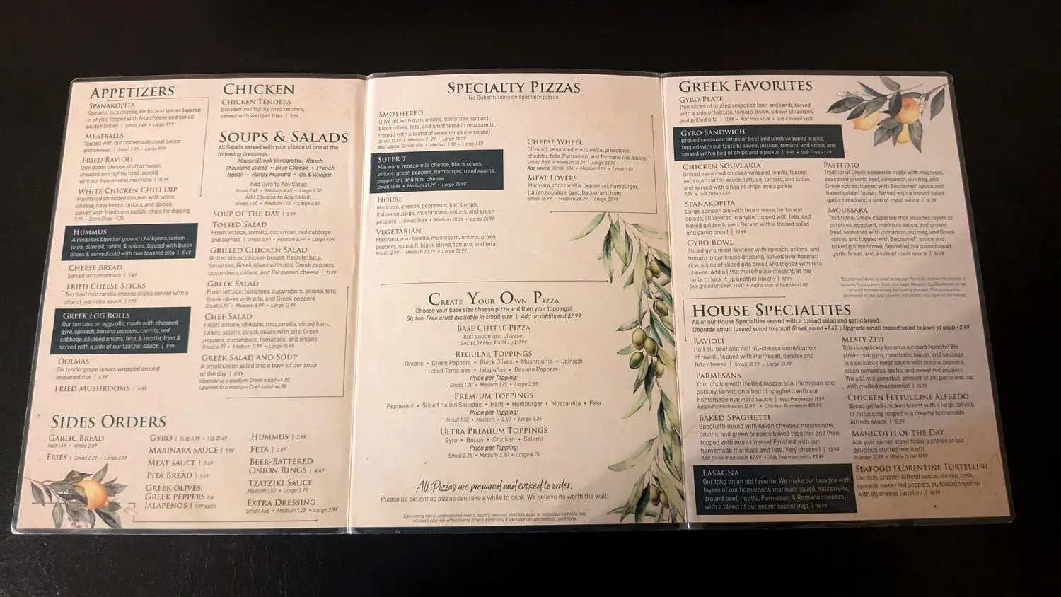 Menu 3