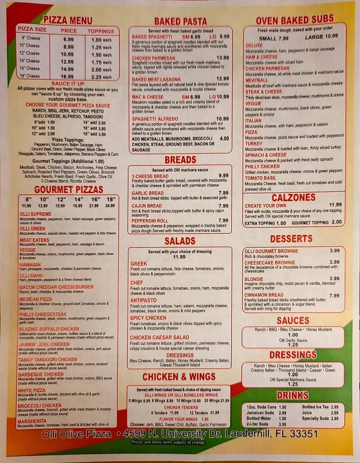 Menu 2