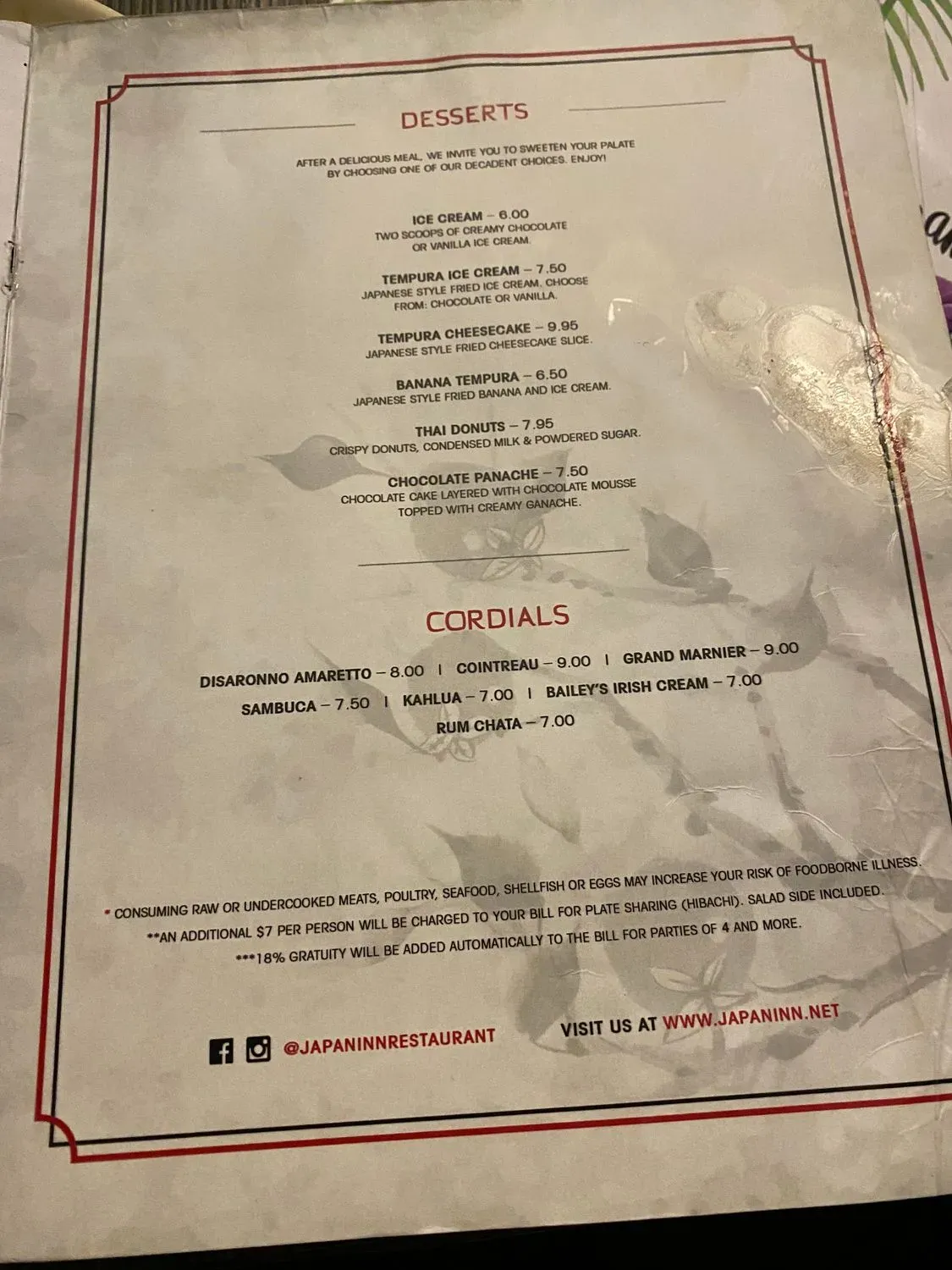 Menu 6