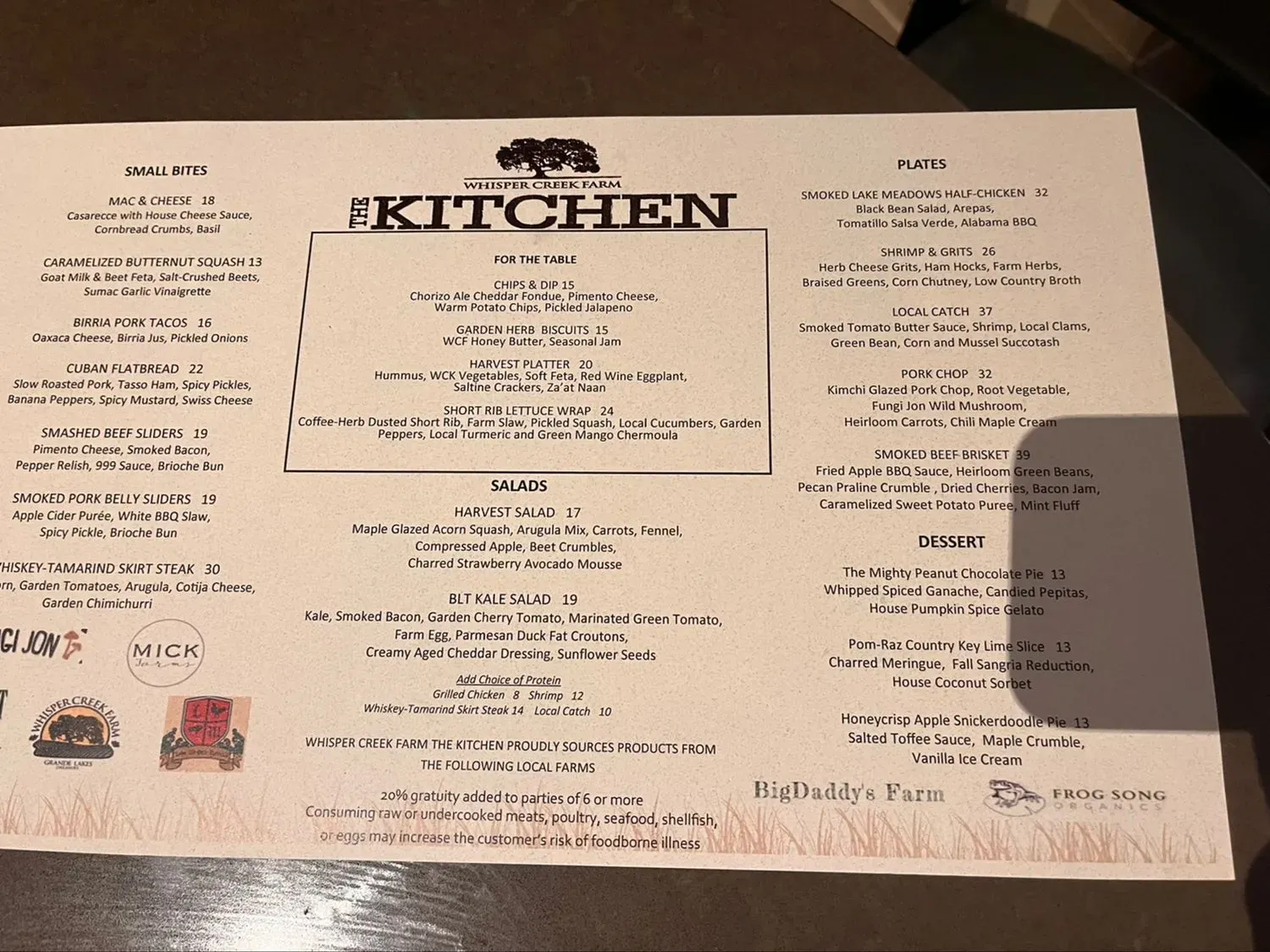 Menu 4