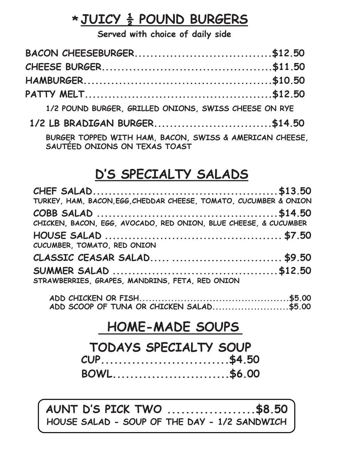 Menu 2