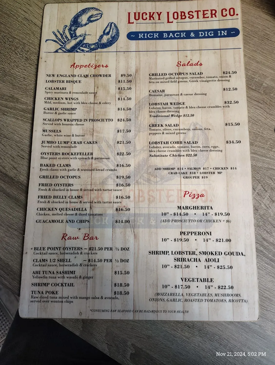 Menu 6