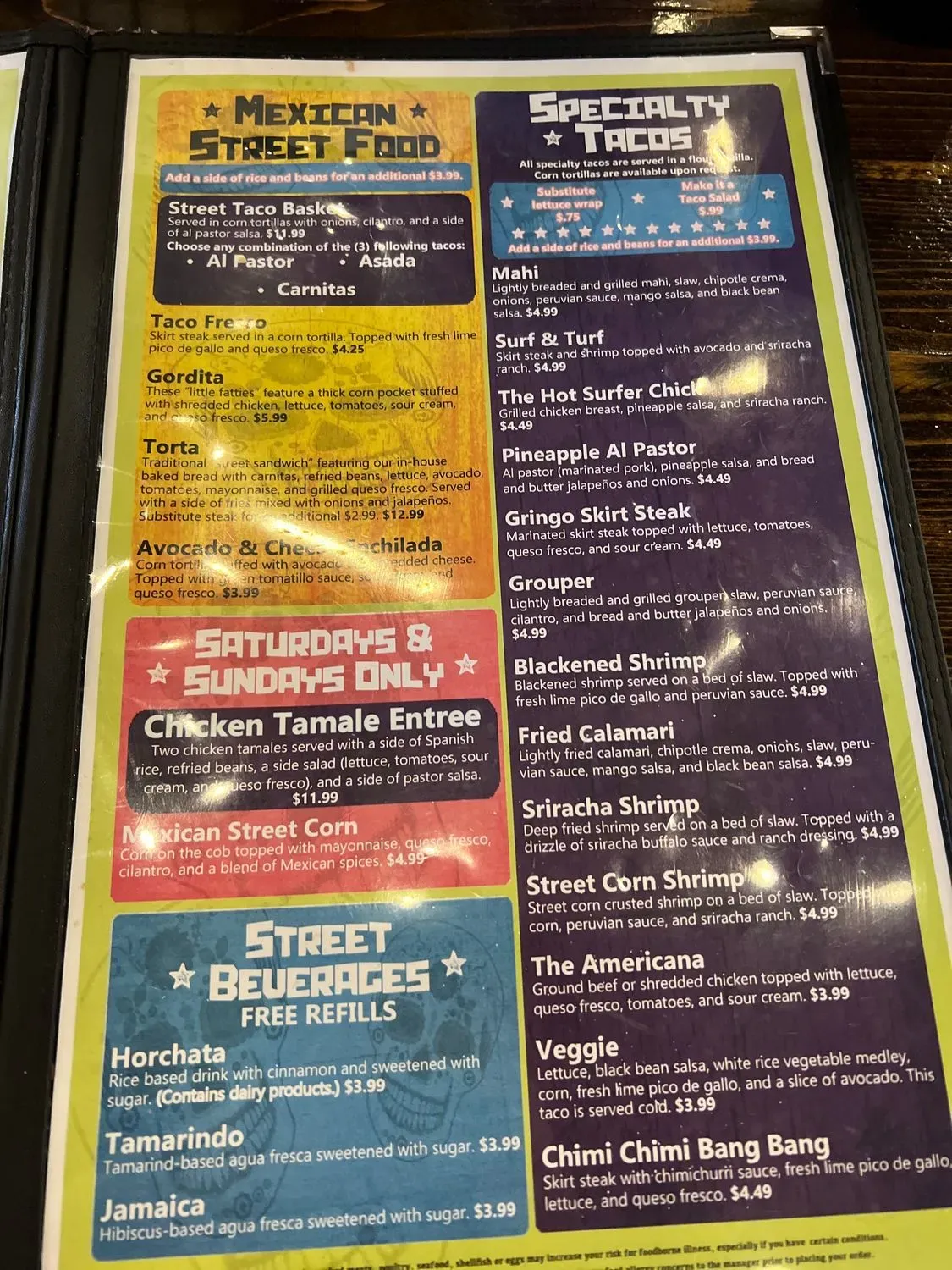 Menu 4