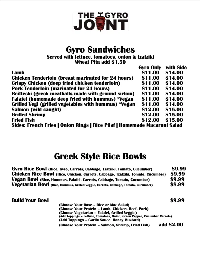 Menu 5