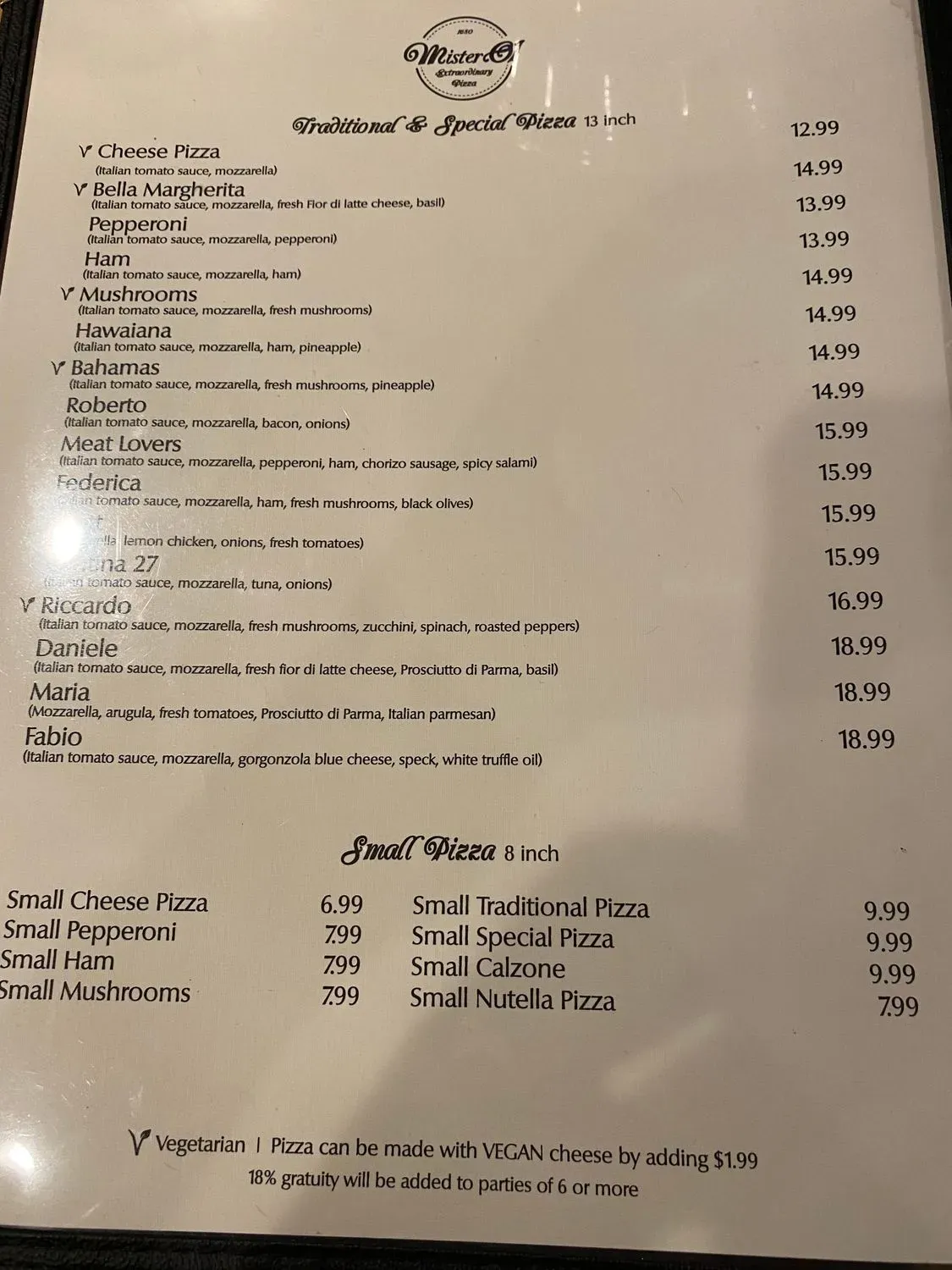 Menu 5