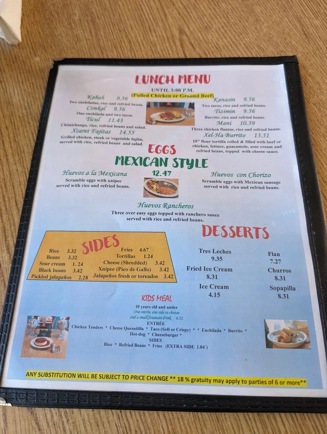 Menu 3