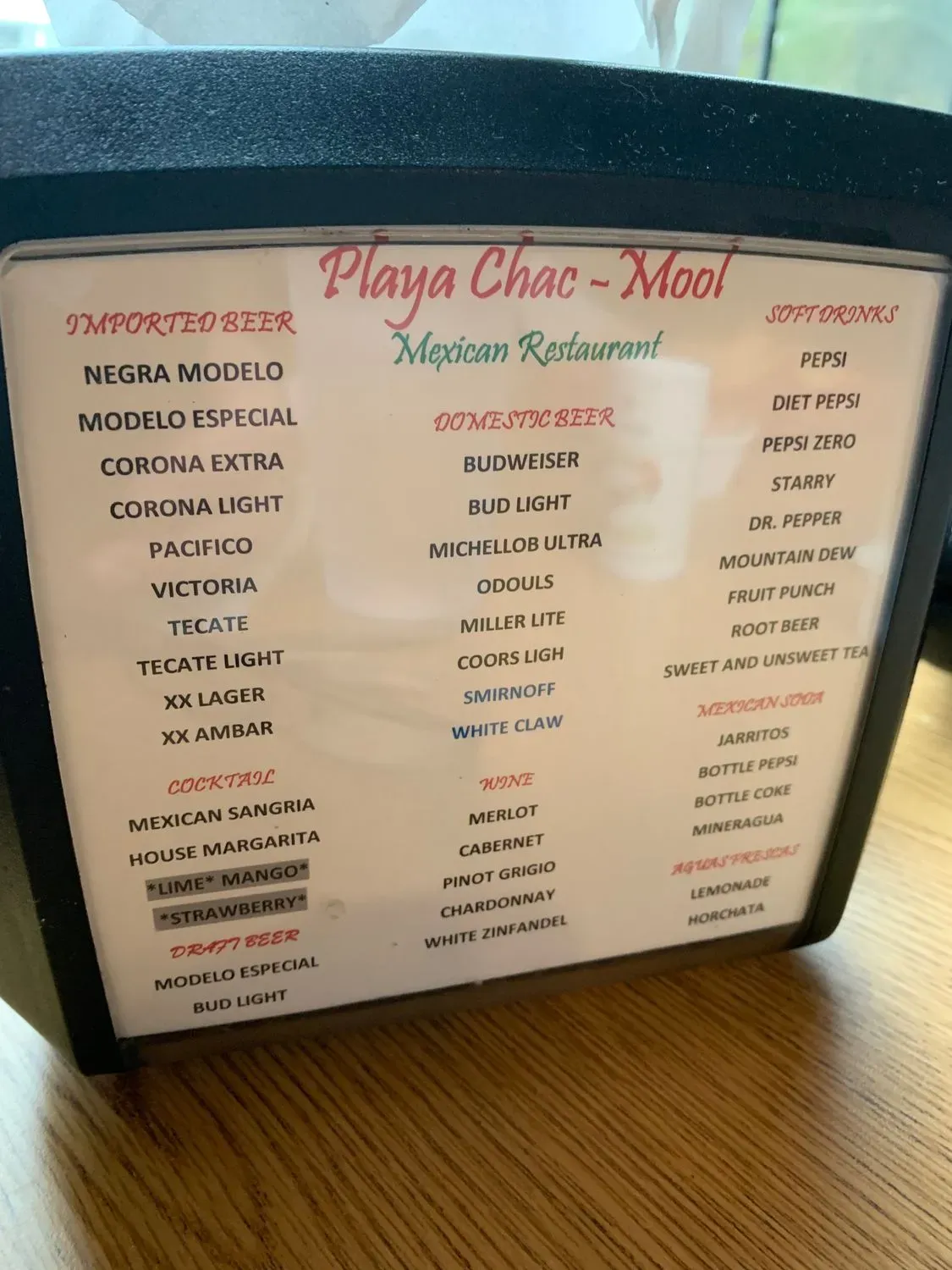 Menu 4