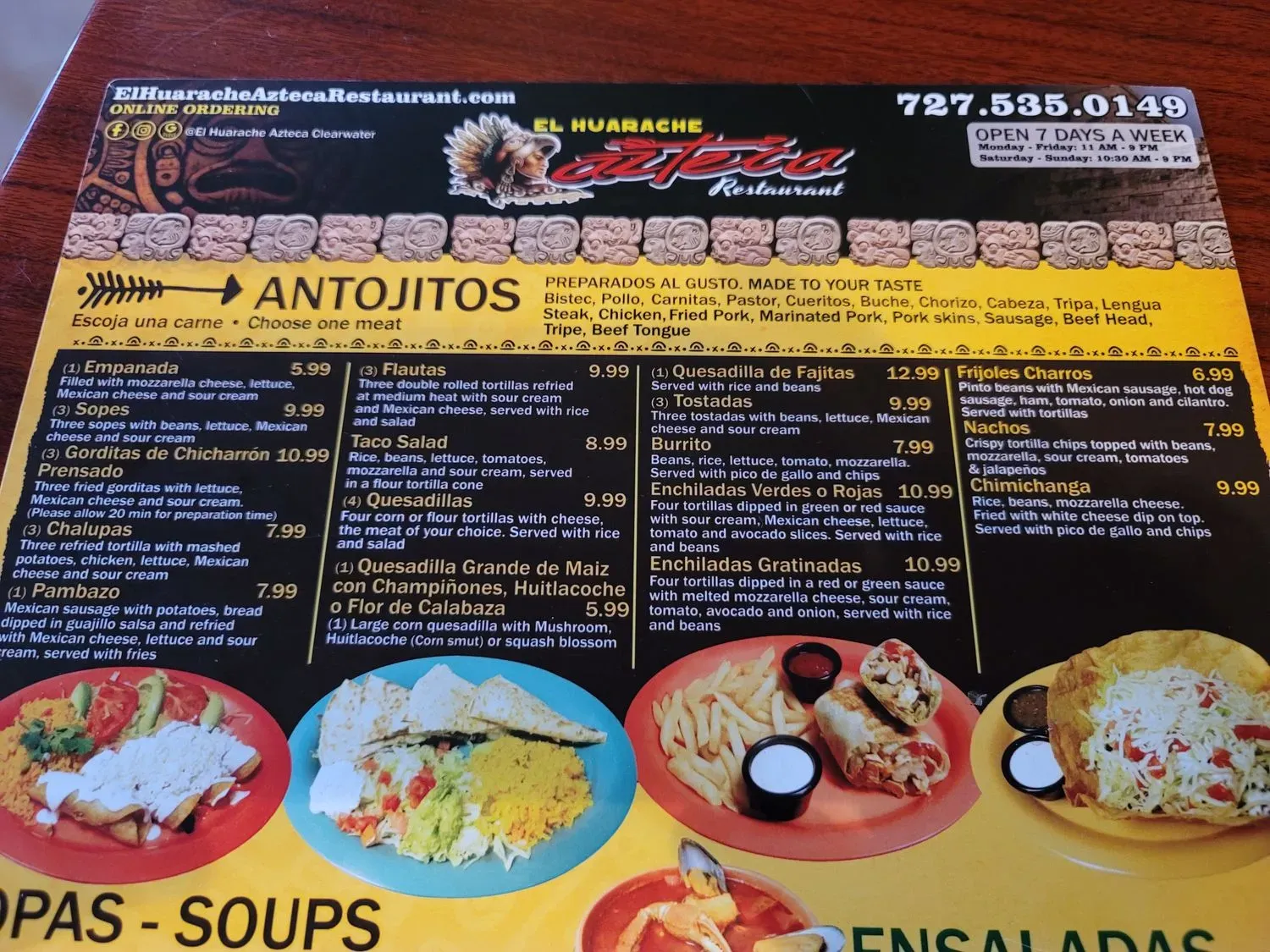 Menu 5