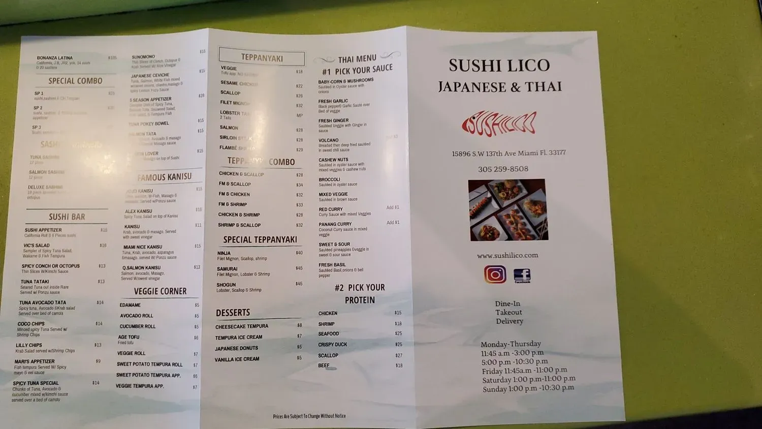 Menu 2