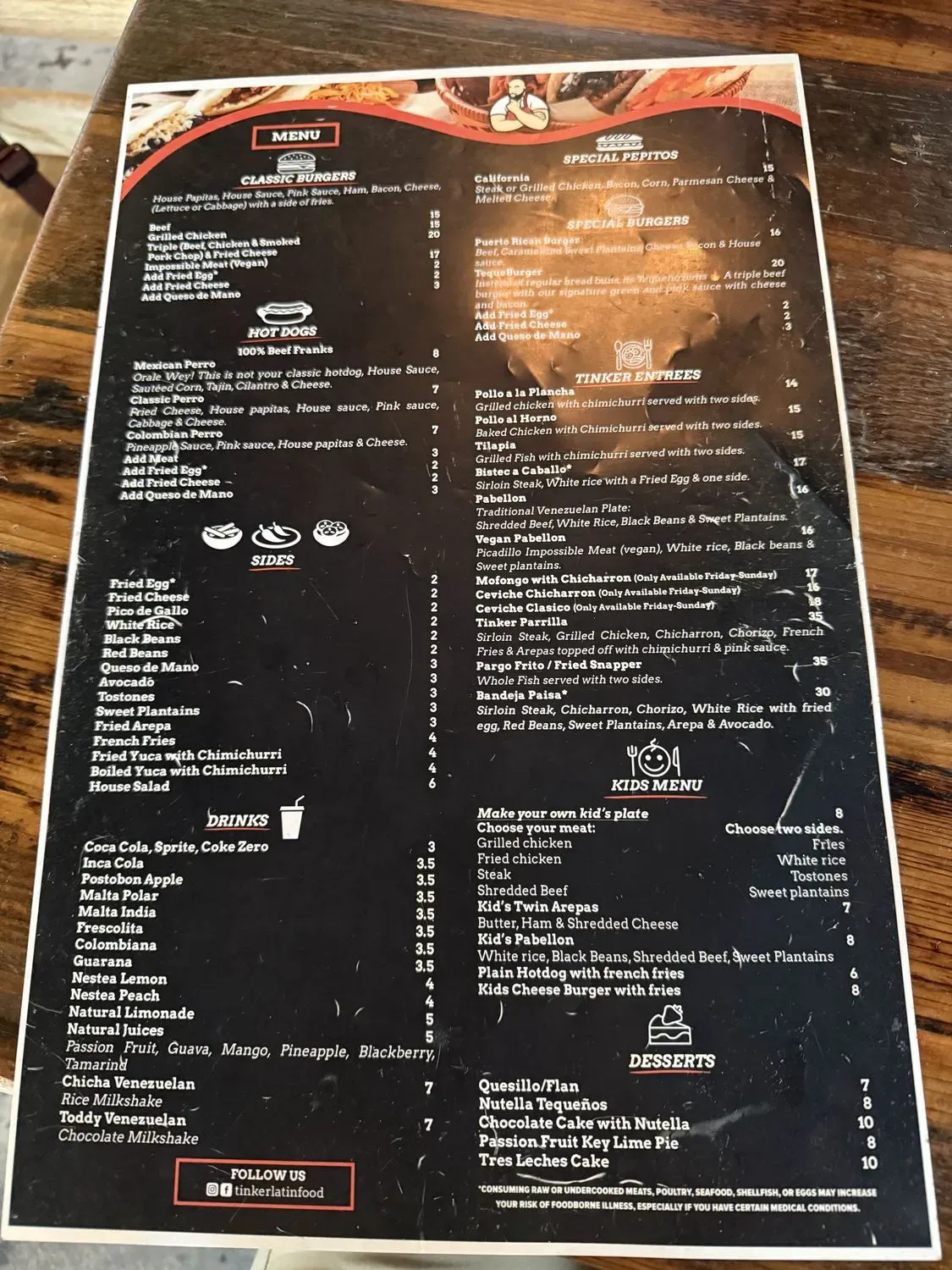 Menu 6