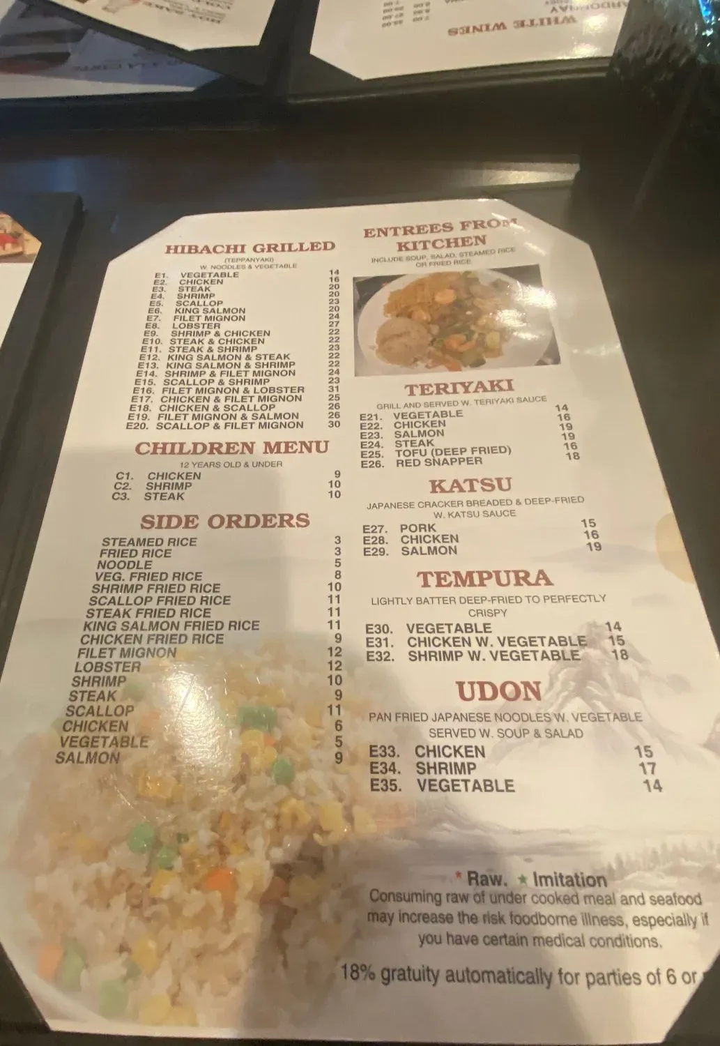 Menu 4