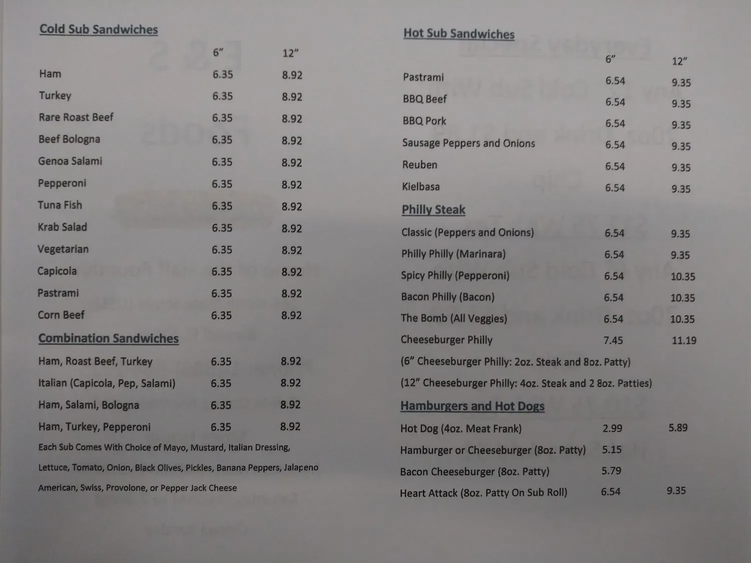 Menu 3