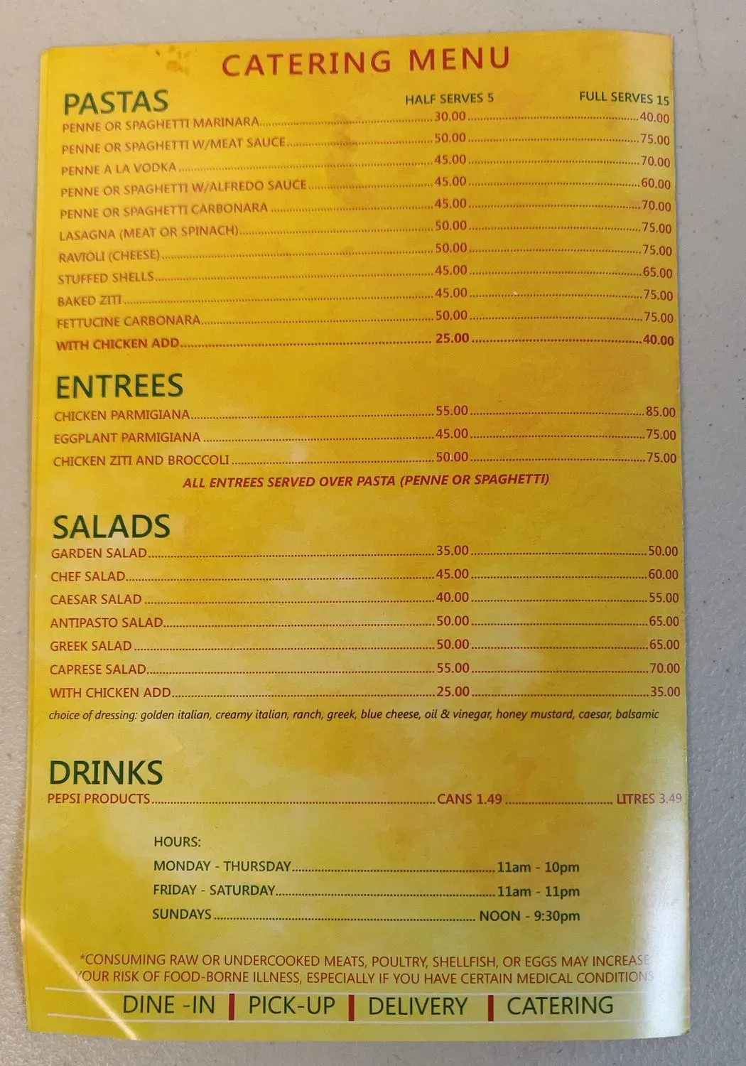 Menu 2