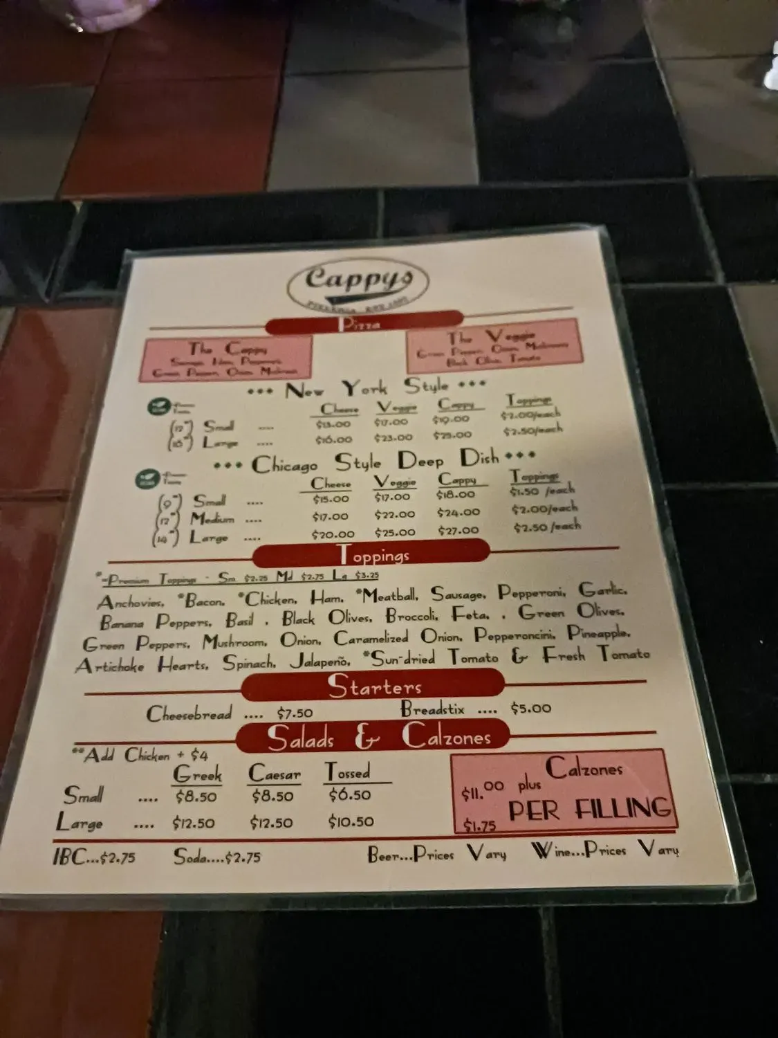 Menu 6