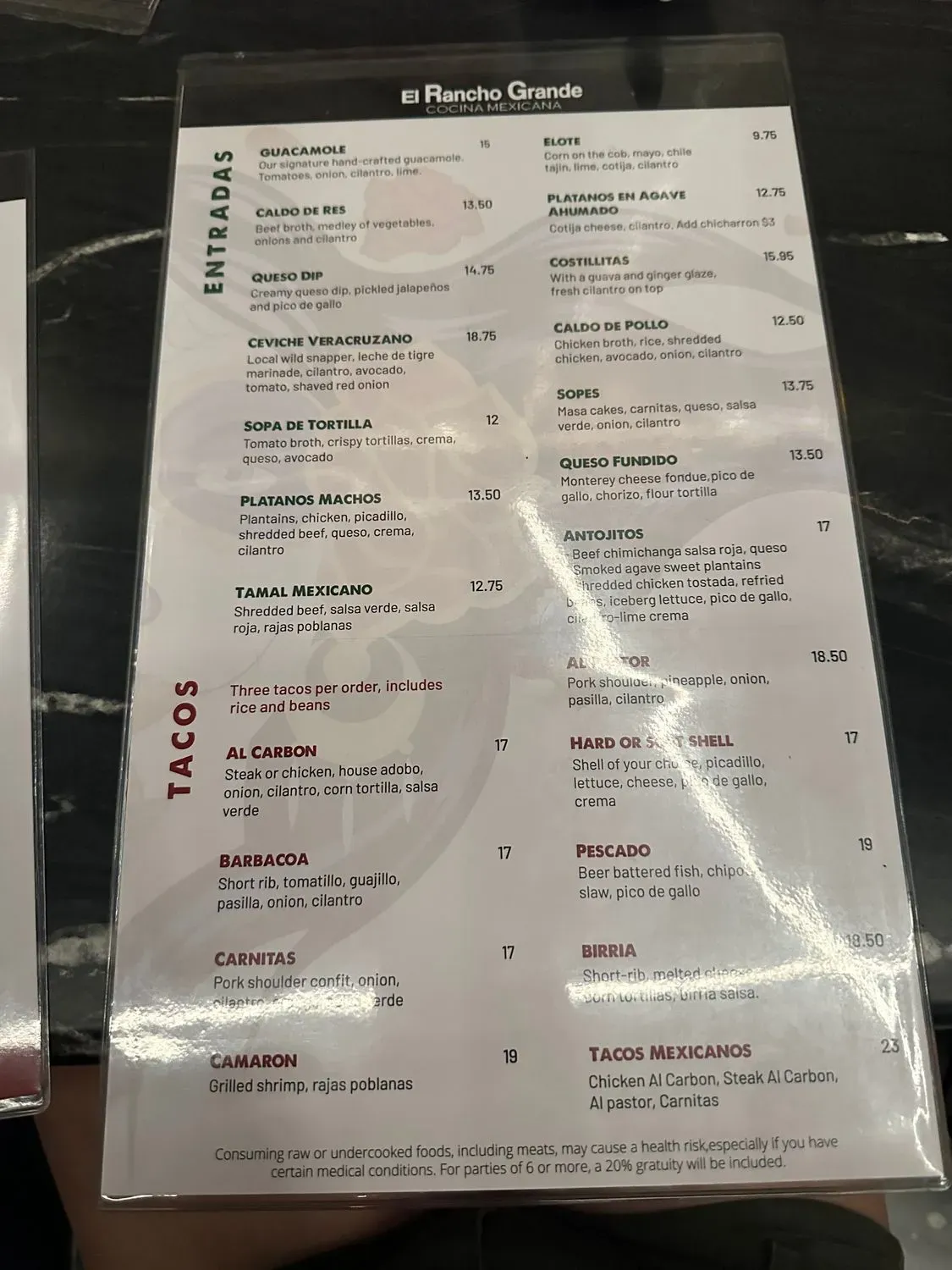 Menu 2