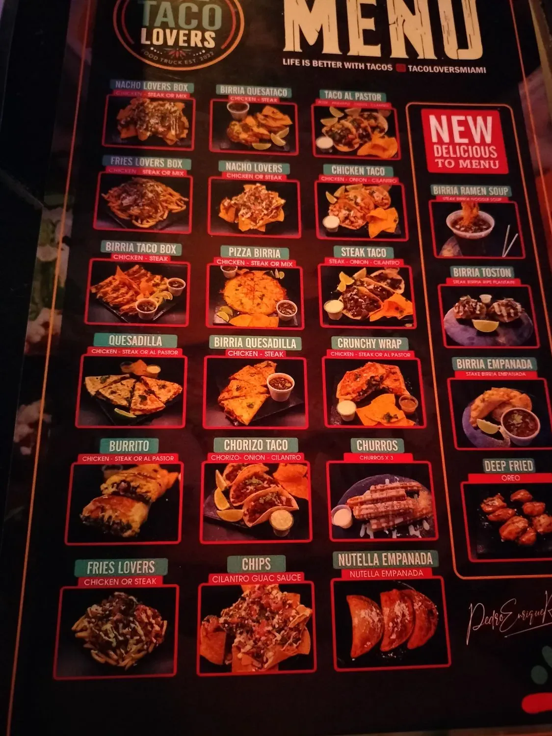 Menu 5