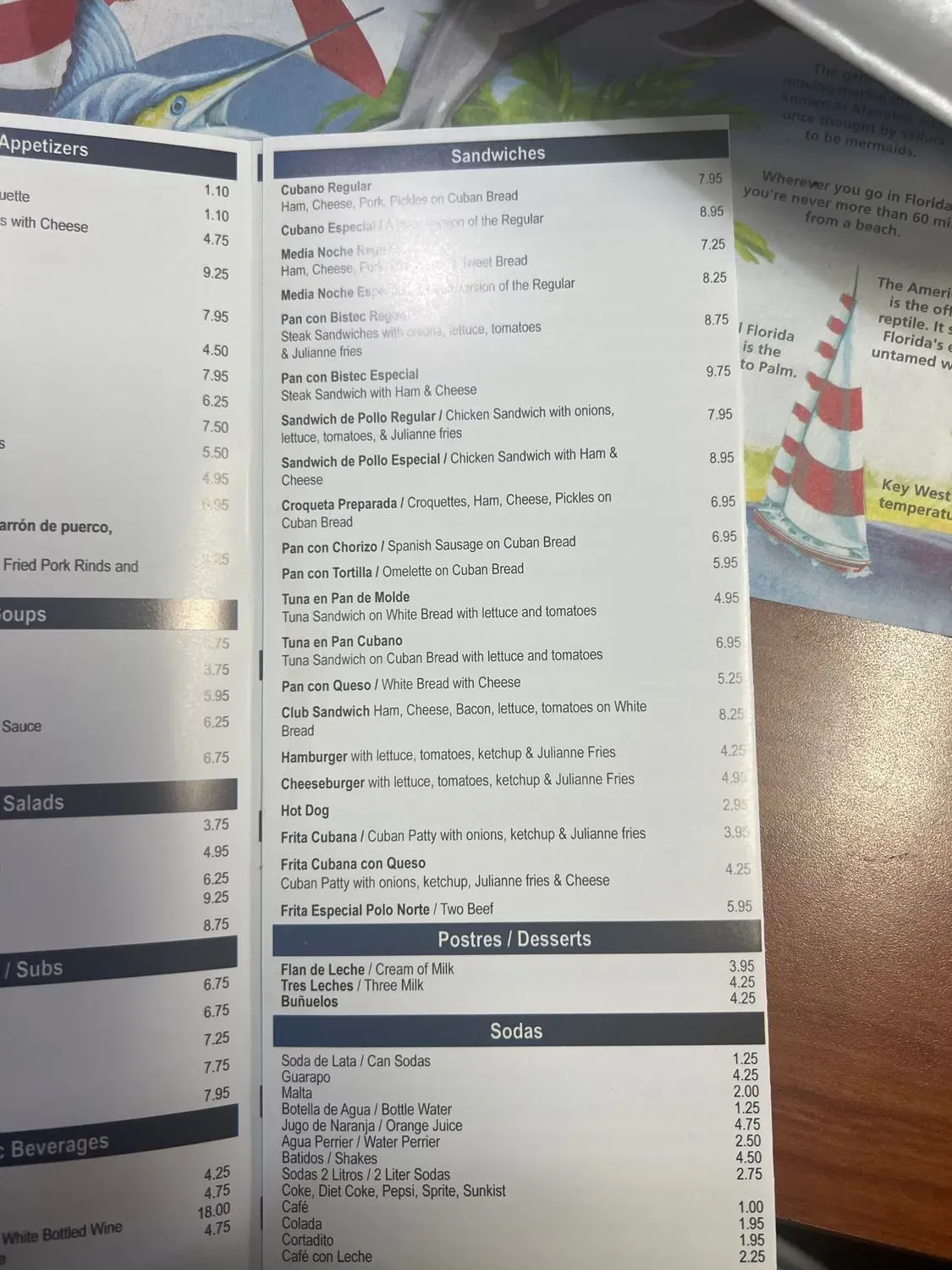 Menu 5