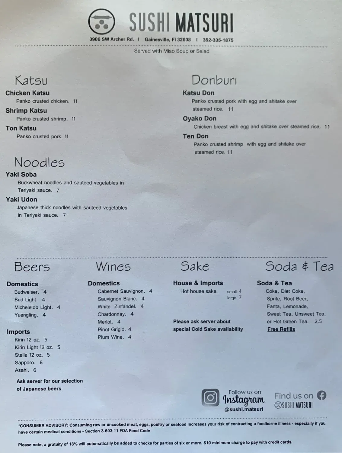 Menu 4