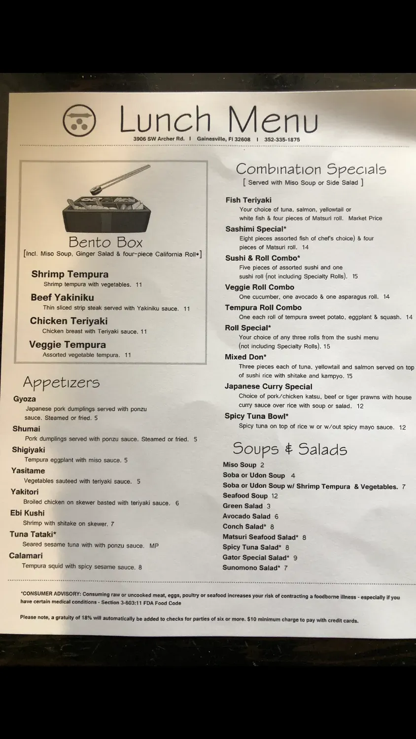 Menu 6