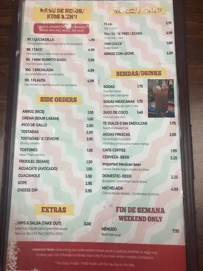 Menu 4