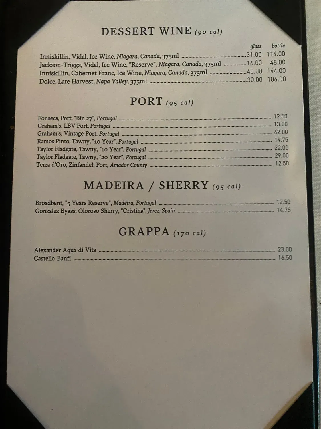 Menu 5