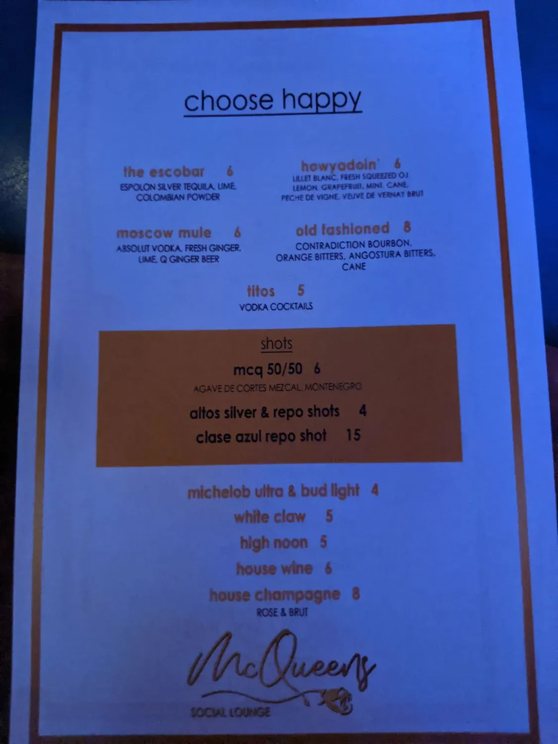 Menu 2