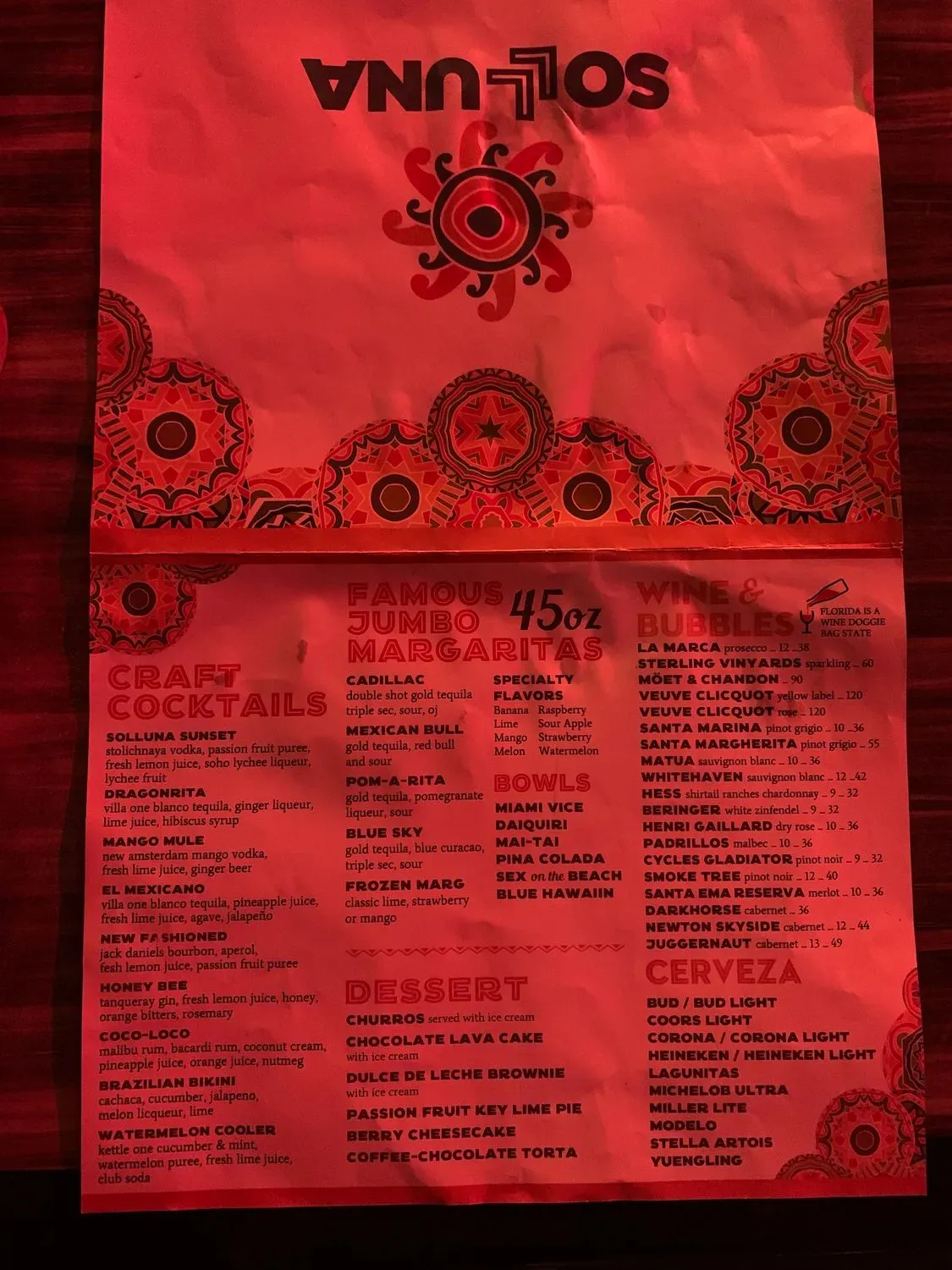 Menu 5