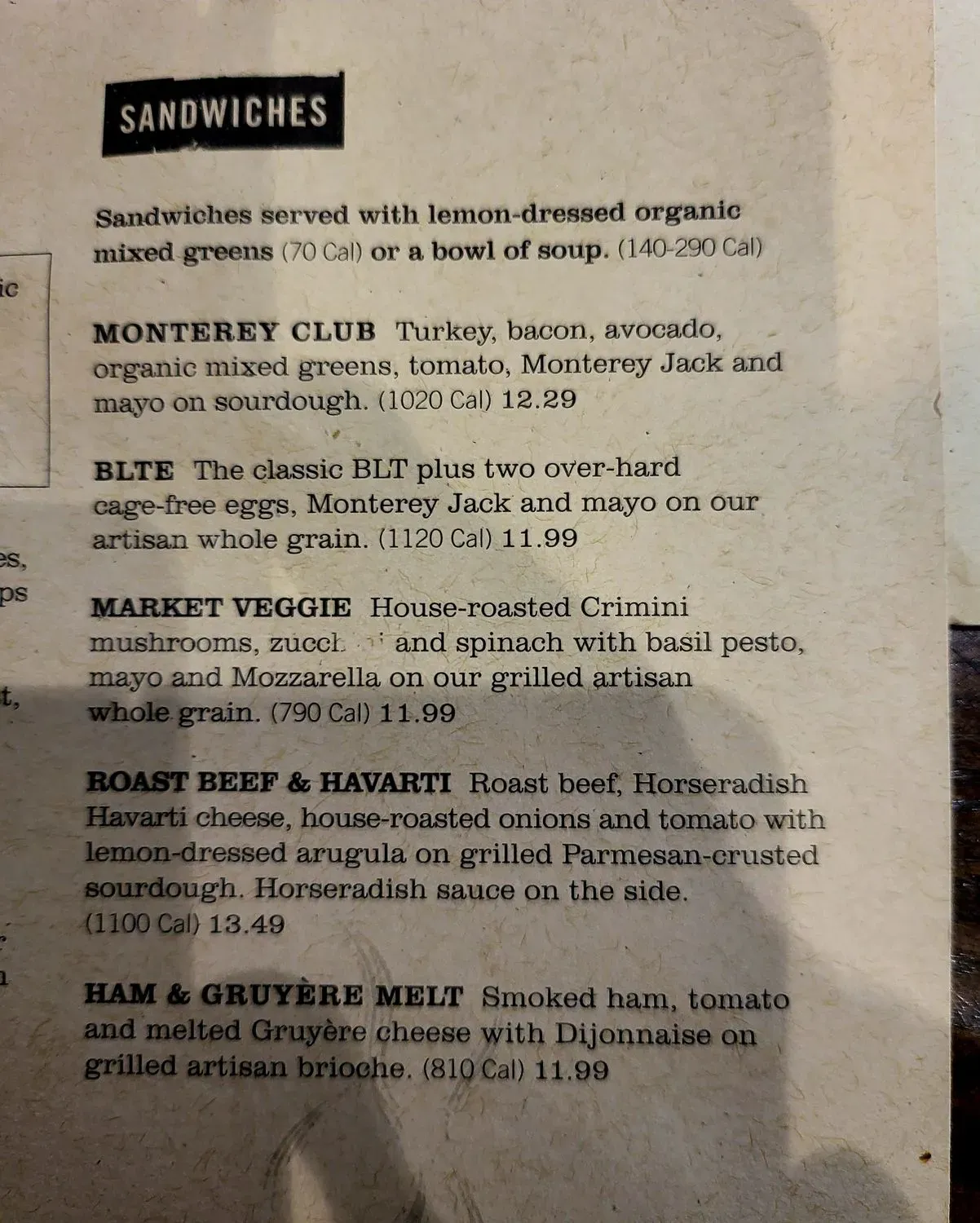 Menu 4