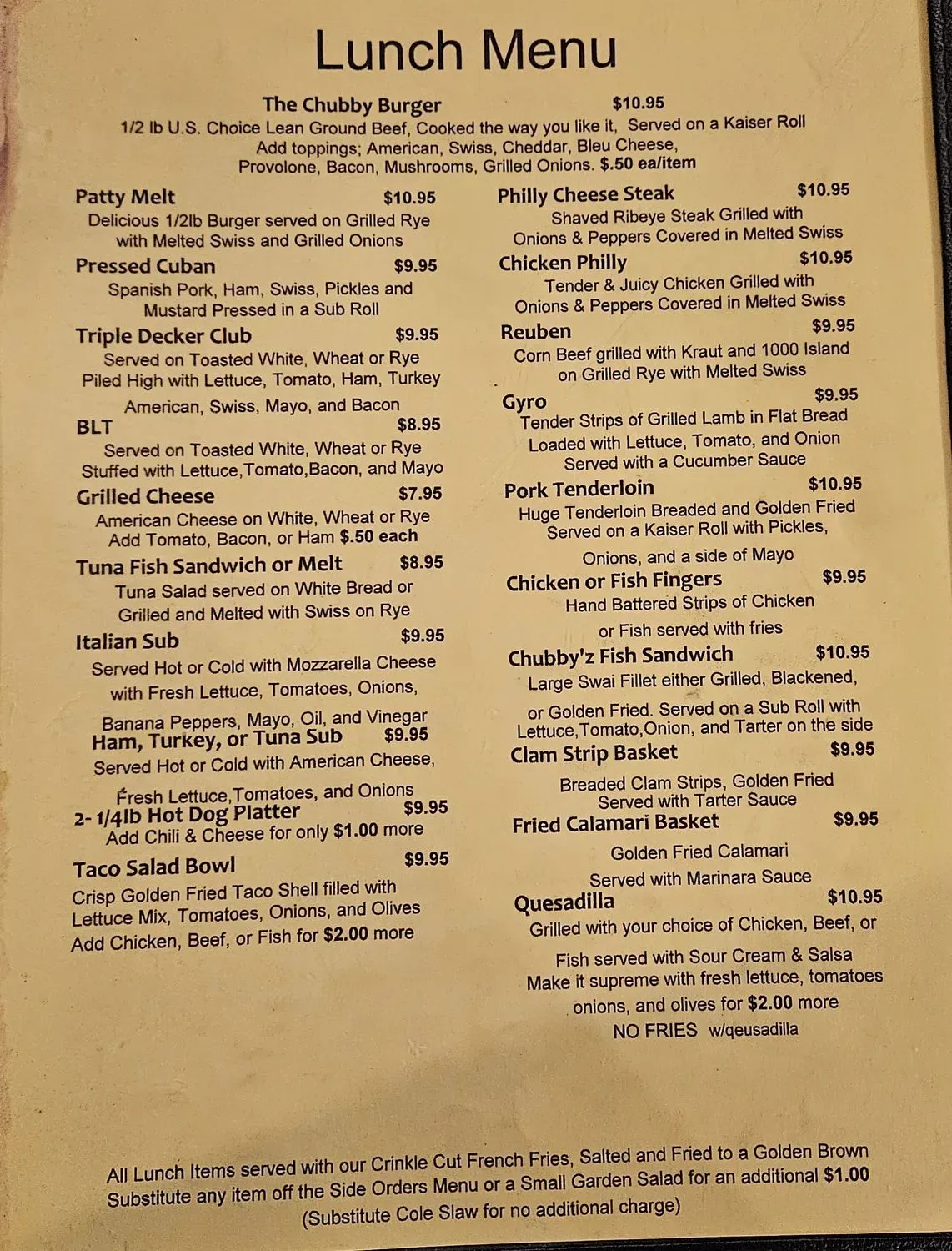 Menu 2