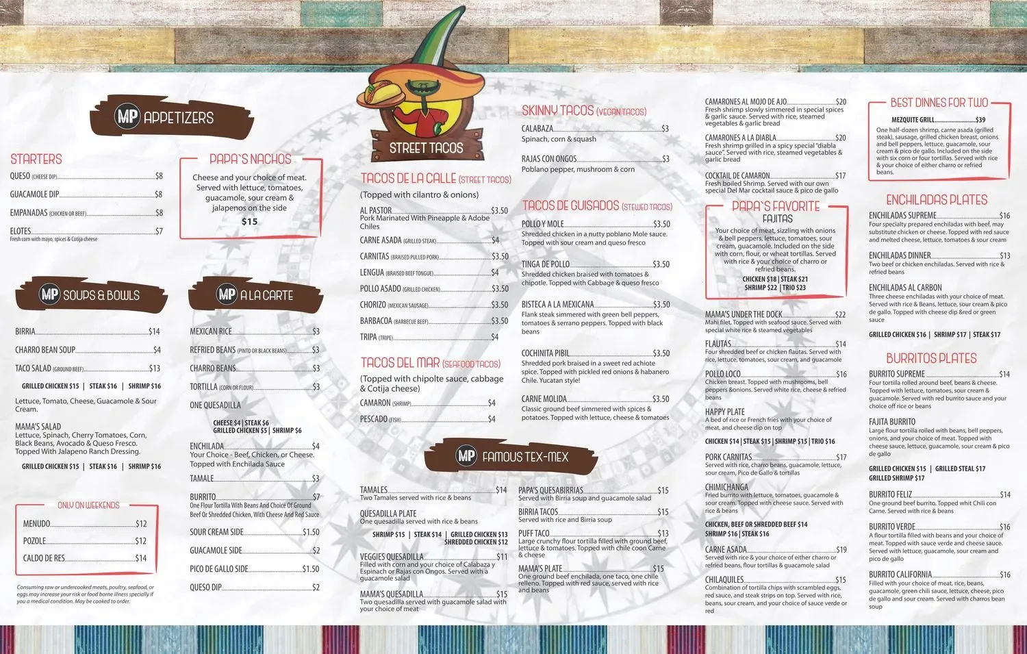 Menu 2