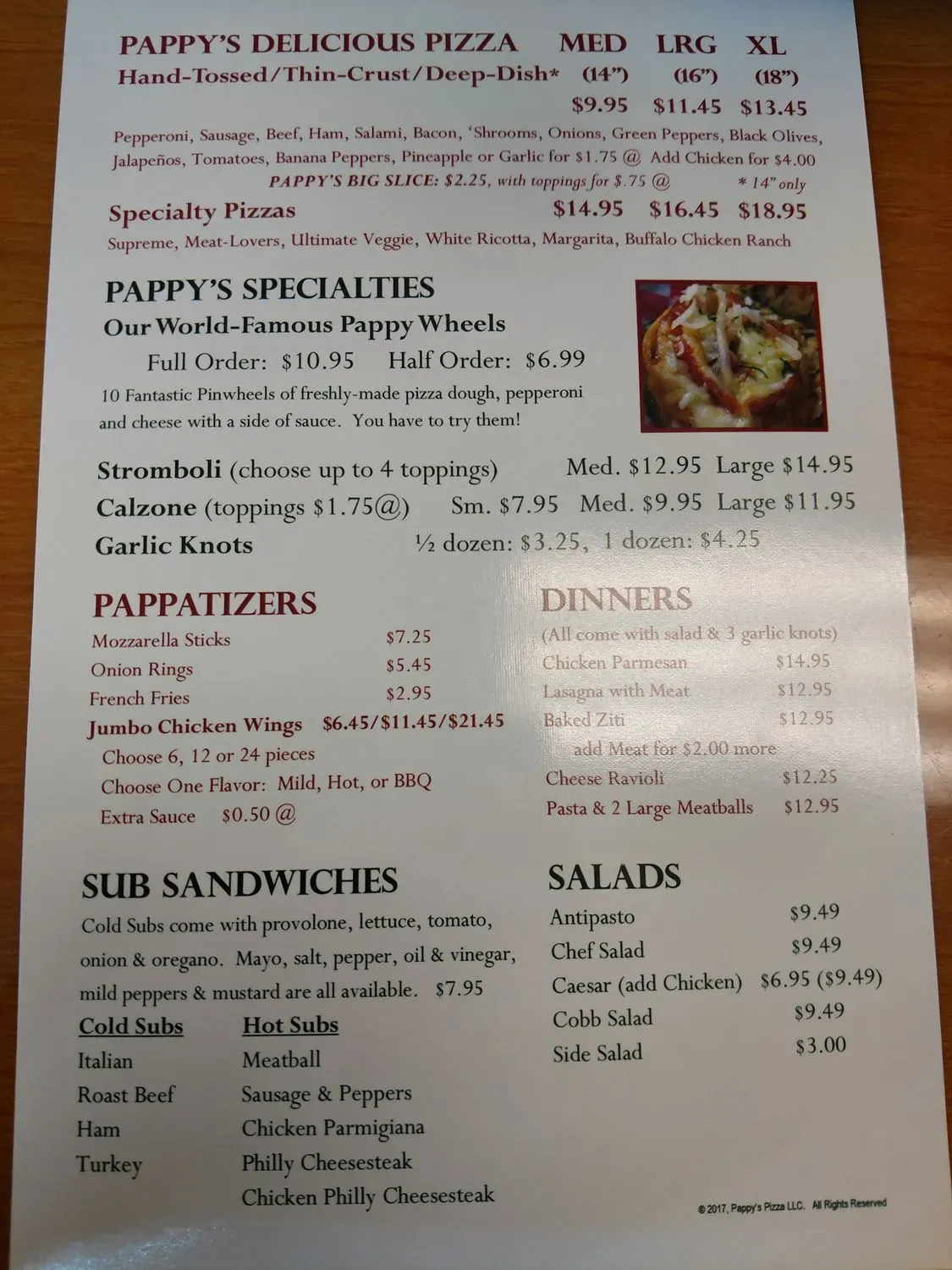 Menu 3