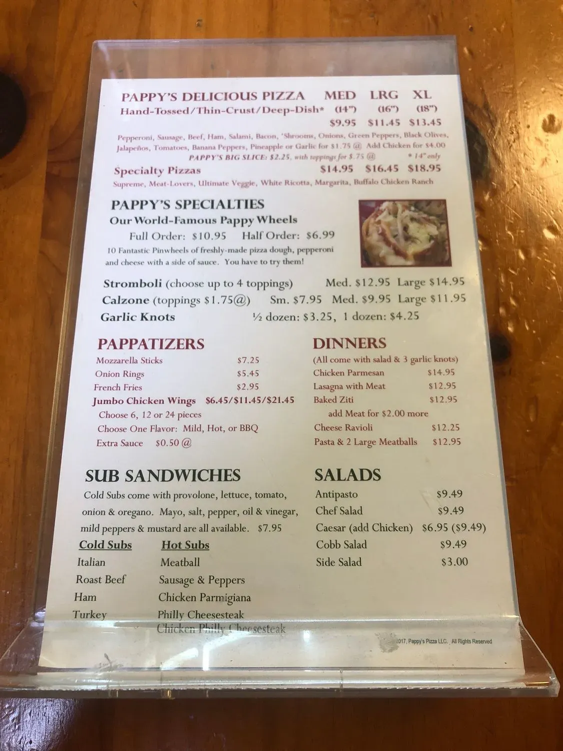 Menu 5