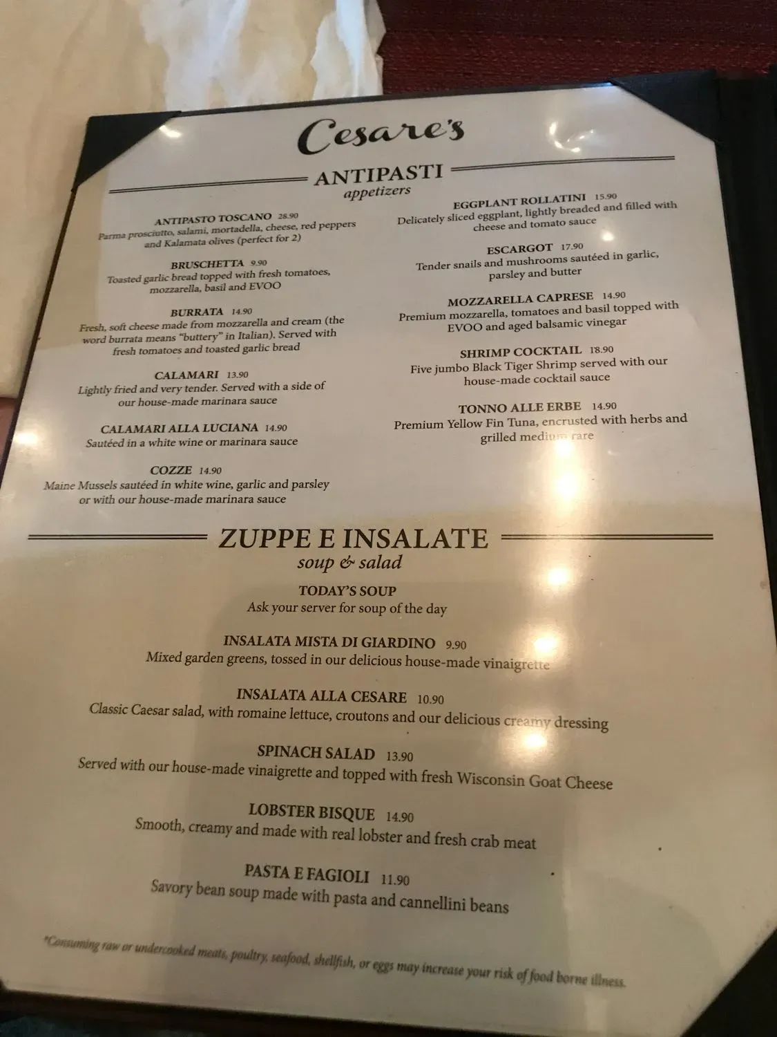 Menu 4